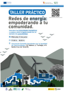 Cartel taller Comunidades Energéticas