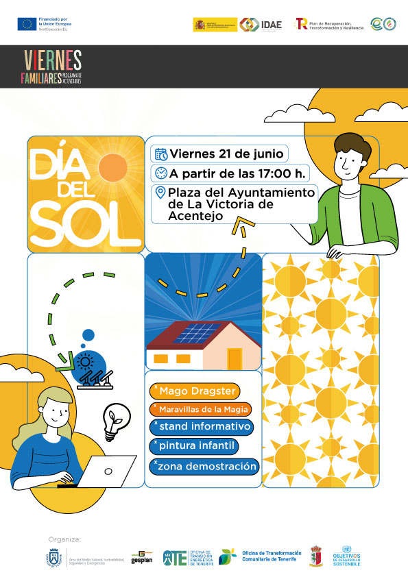 Cartel acción día internacional del sol