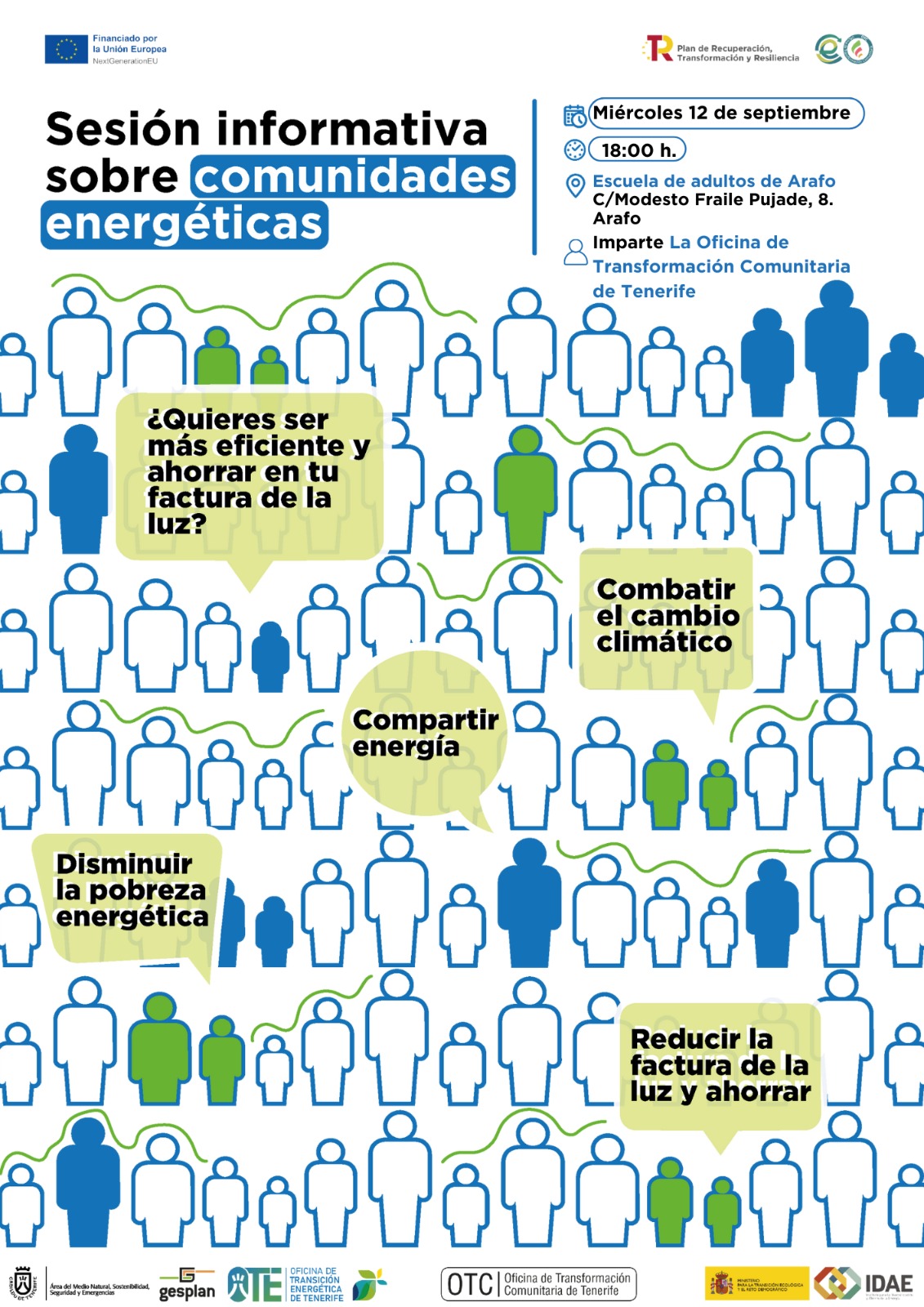 Sesión informativa comunidades energéticas Arafo