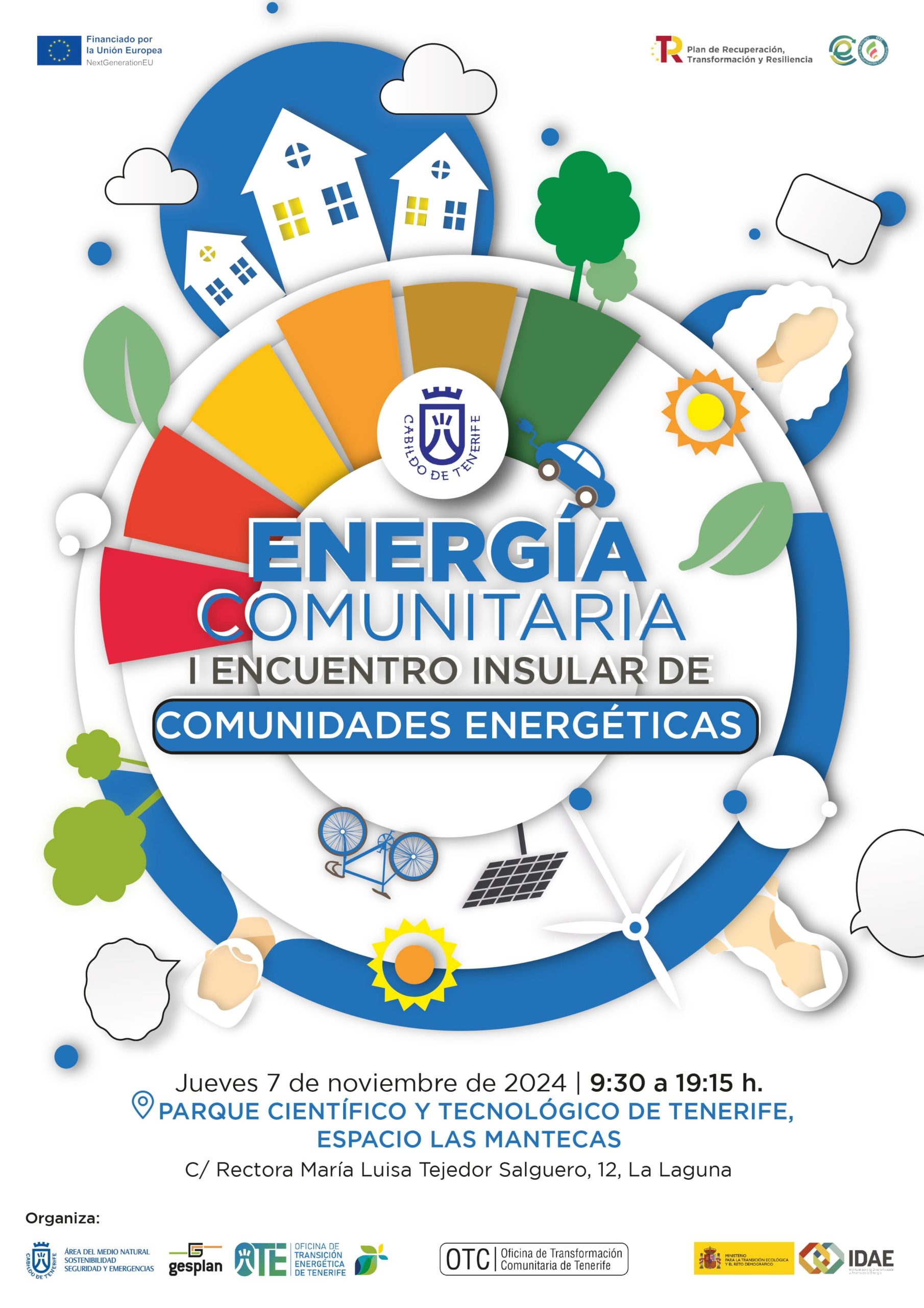 CARTEL ENERGÍA COMUNITARIA - I ENCUENTRO INSULAR DE COMUNIDADES ENERGÉTICAS