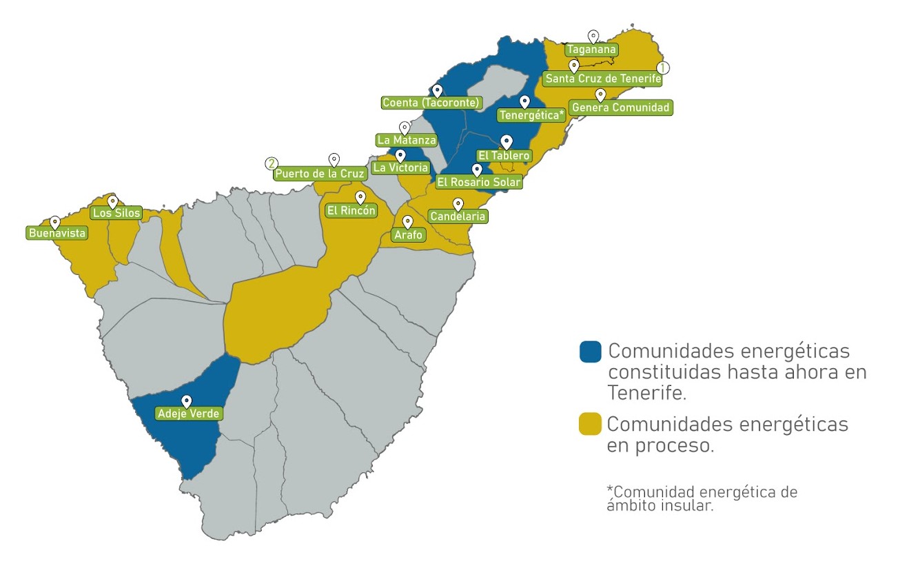 Mapa de Comunidades Energéticas