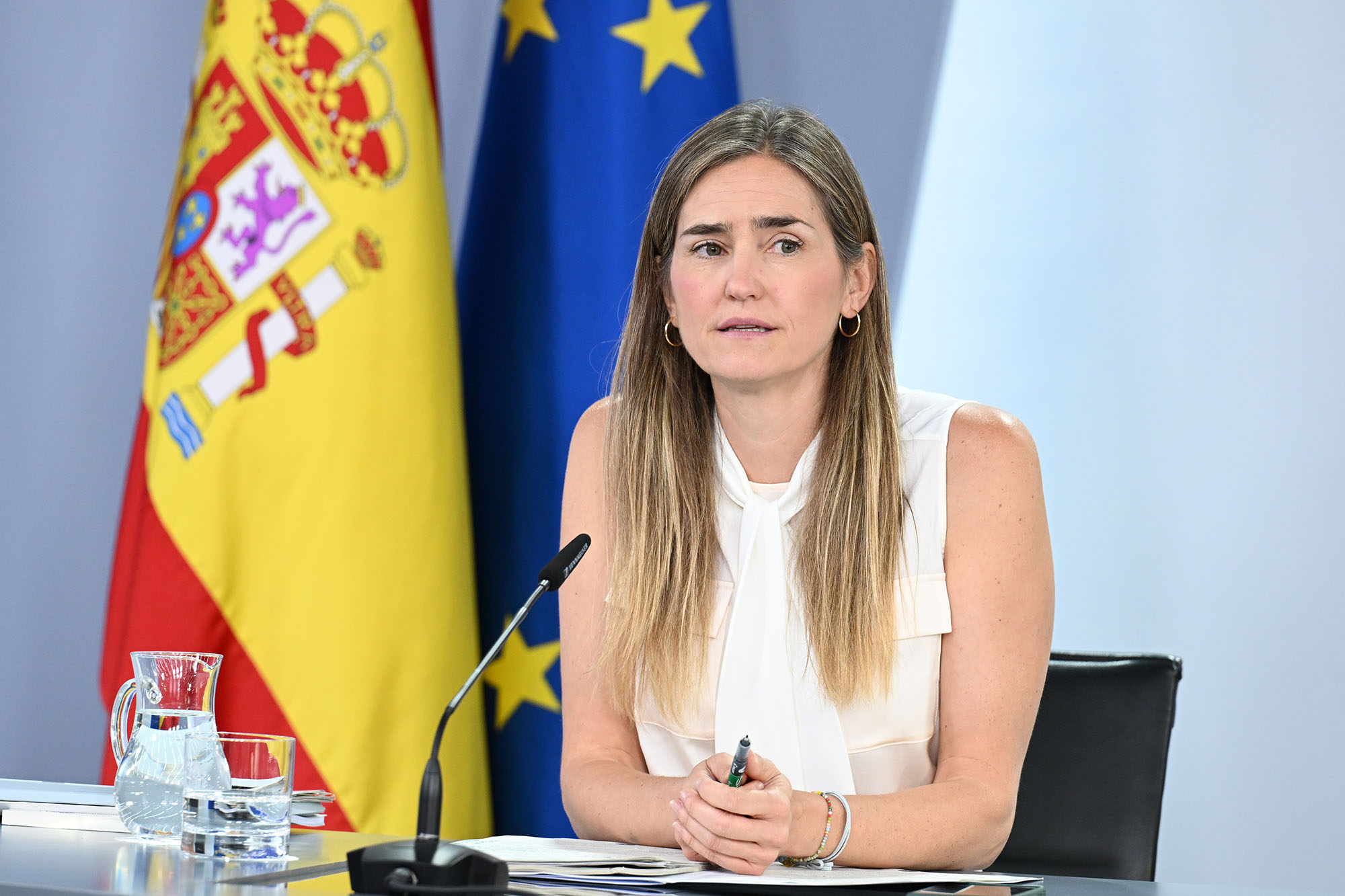 Sara Aagesen, rueda de prensa tras el Consejo de Ministros. Real Decreto-ley 7/2025 antiapagón