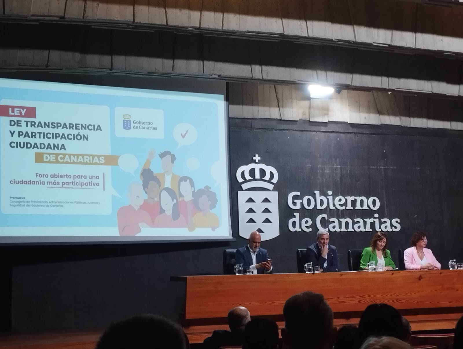 La OTC de Tenerife asiste a la jornada sobre el anteproyecto de Ley de Transparencia y Participación Ciudadana