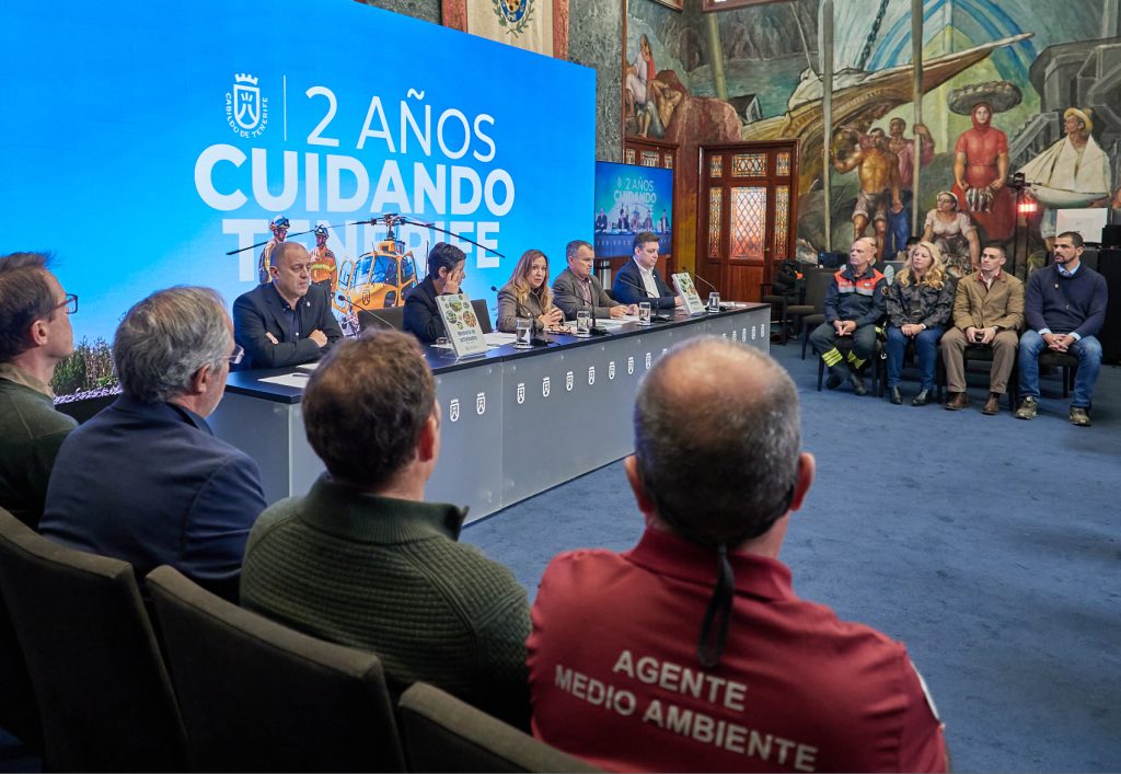 La OTE del Cabildo de Tenerife asiste a la presentación de la Memoria 2024–2025 de la Consejería de Medio Natural