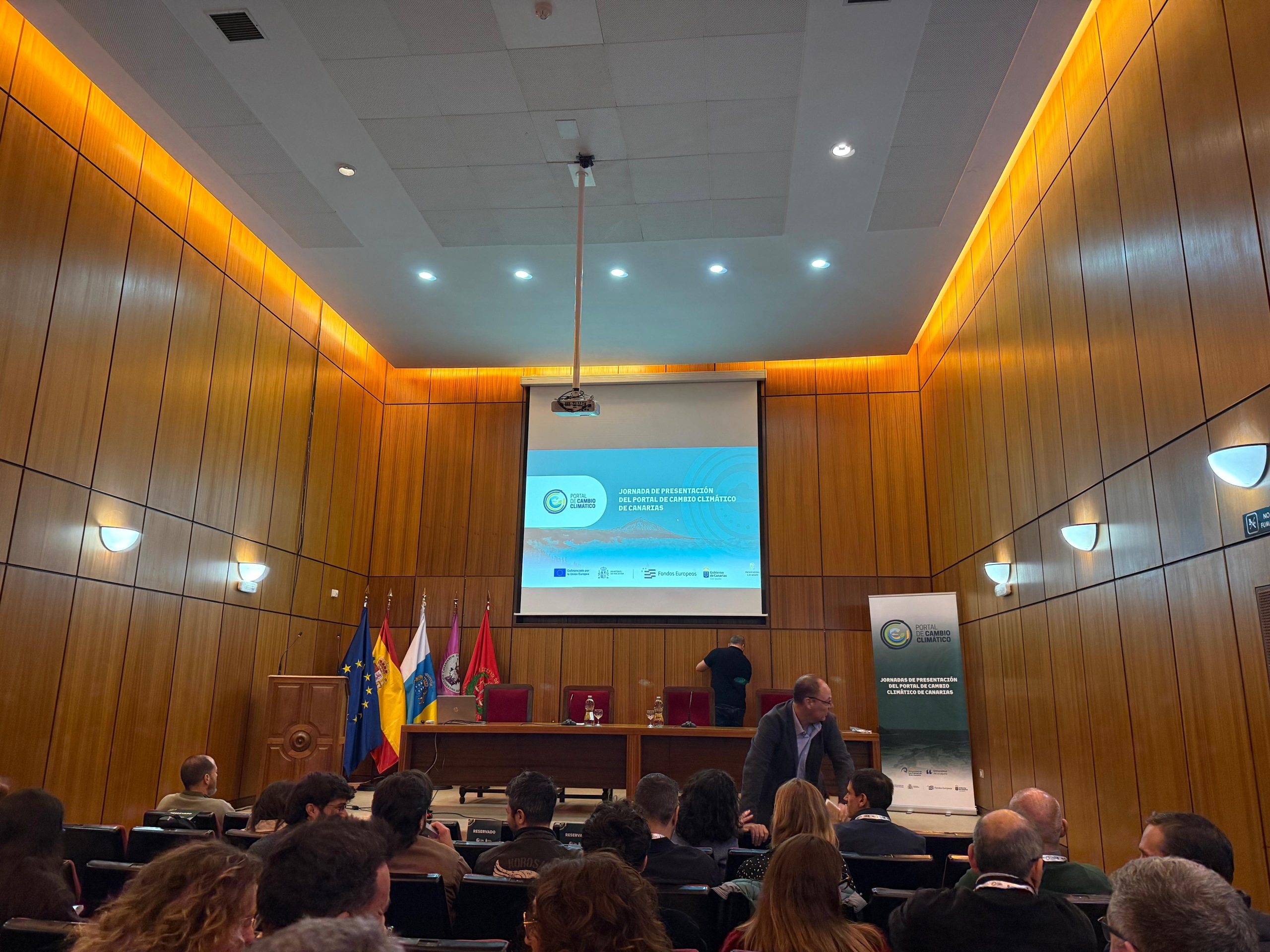 La OTE del Cabildo de Tenerife asiste a la presentación del nuevo Portal de Cambio Climático de Canarias