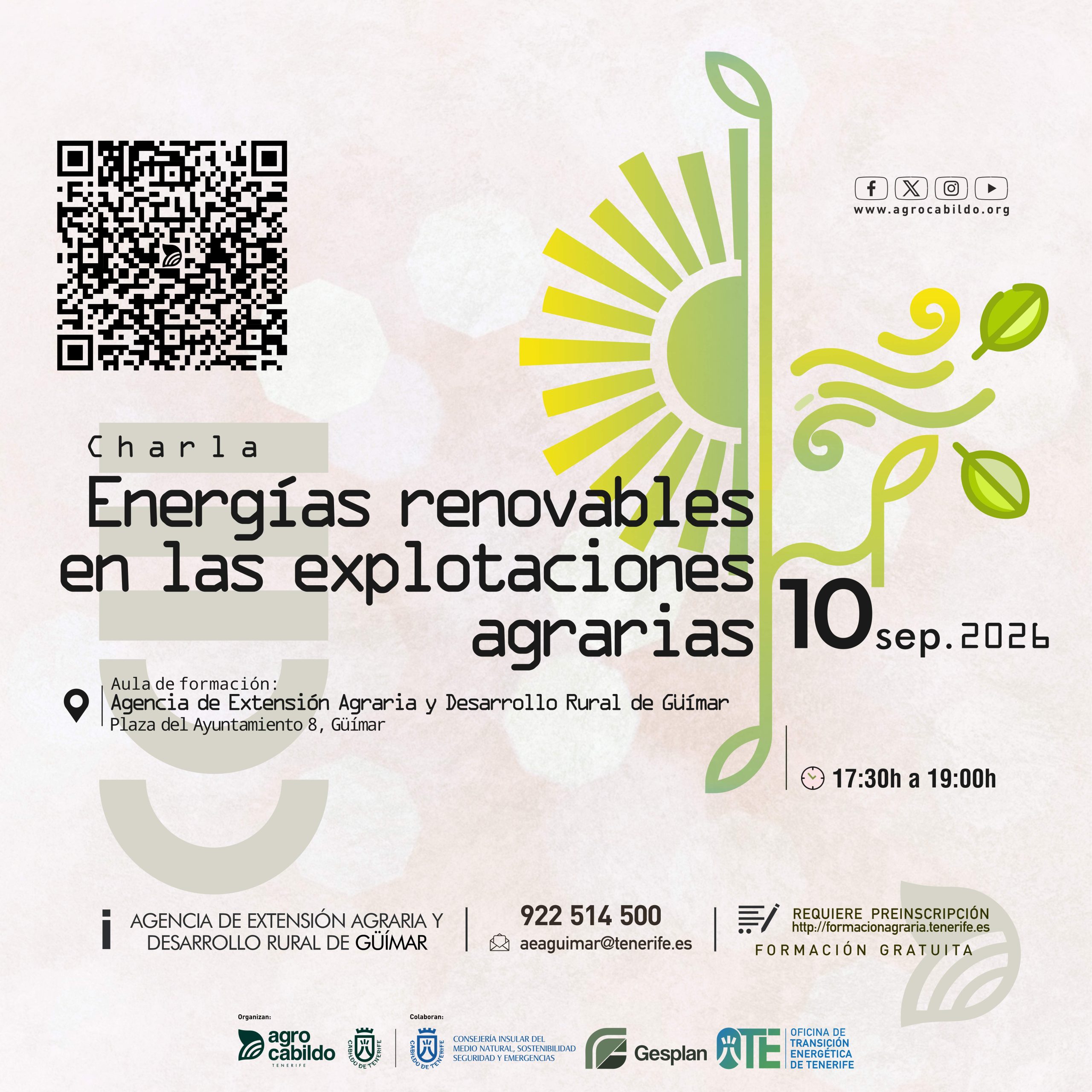 Energías renovables en las explotaciones agrarias