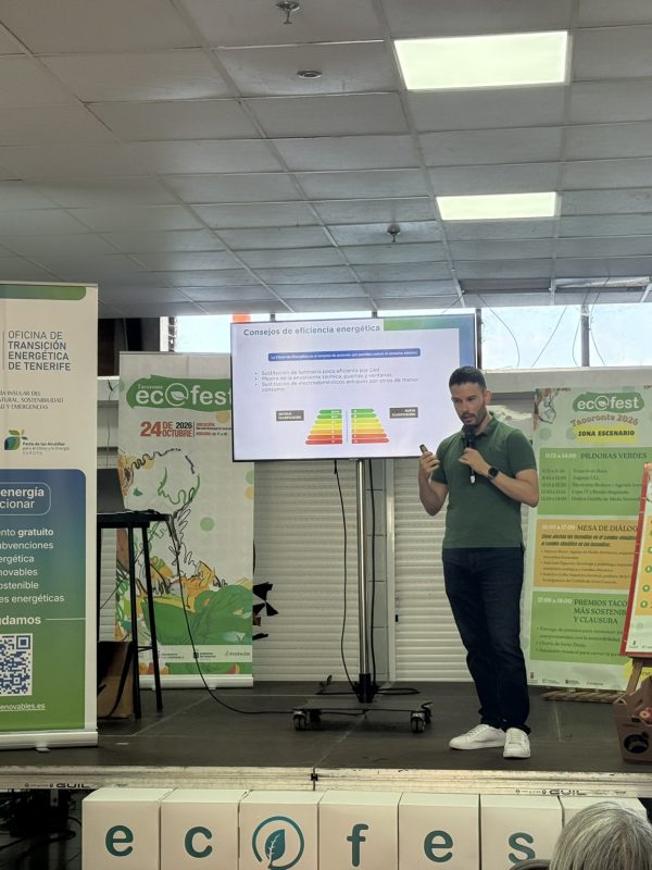 La OTE del Cabildo de Tenerife promueve el ahorro energético en el ECOFEST 2026