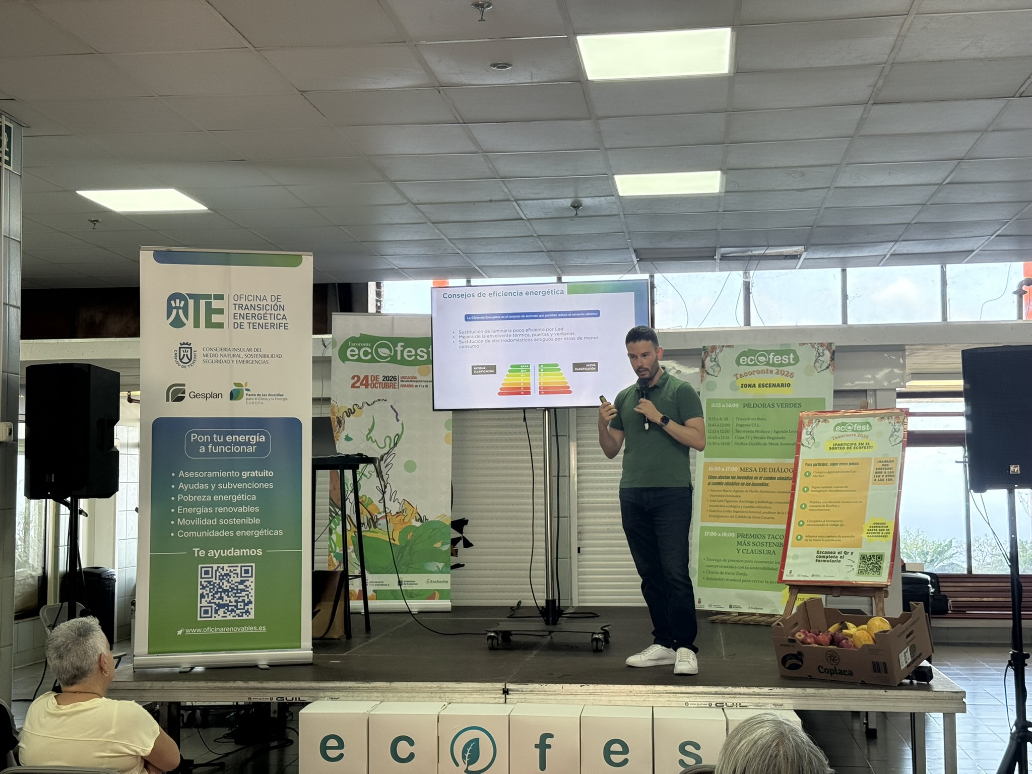 La OTE del Cabildo de Tenerife promueve el ahorro energético en el ECOFEST 2026