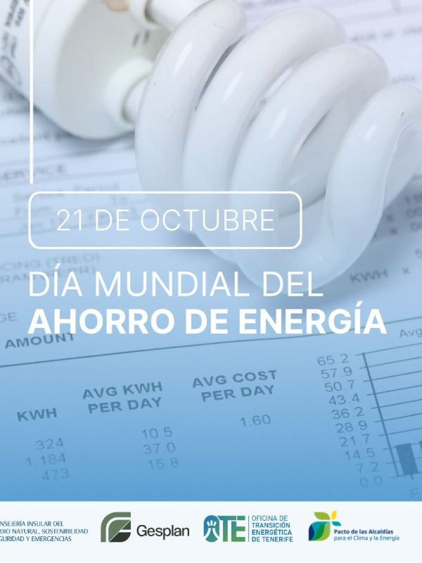 Día Mundial del Ahorro de Energía. Entiende tu factura de la luz OTE del Cabildo de Tenerife
